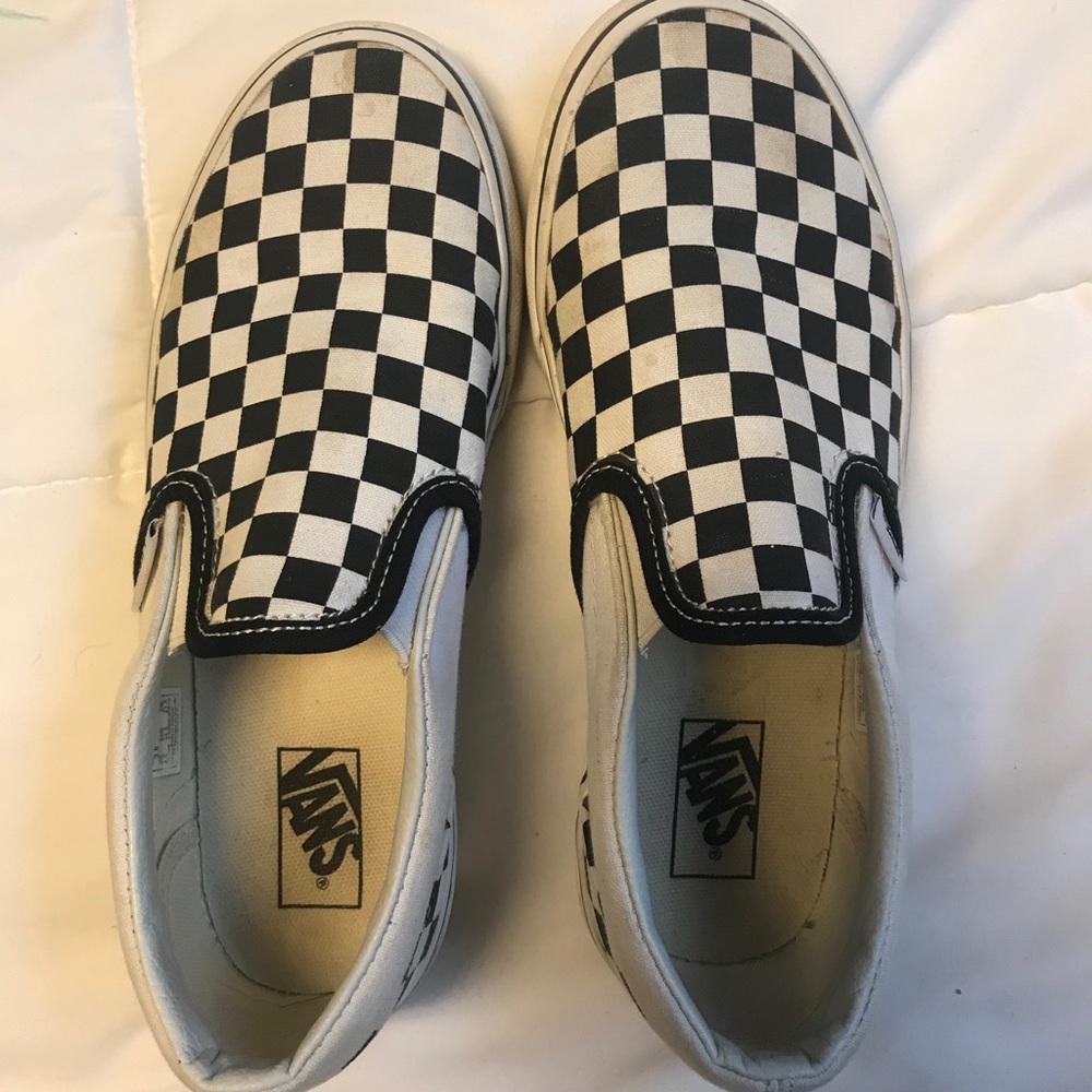 Checkered Vans